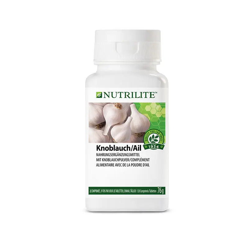 Nutrilite™ Knoblauch – Tableta me Hudhër për Shëndetin e Zemrës dhe Imunitetin (120 Tableta)