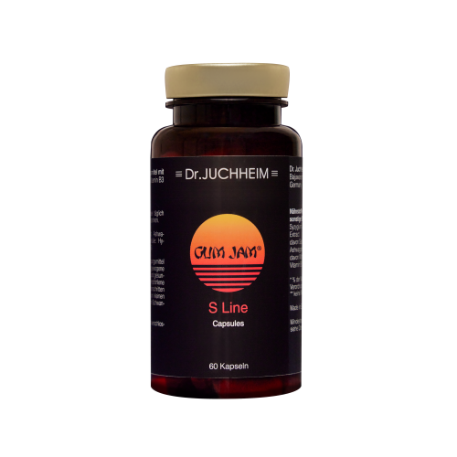 DR.JUCHHEIM™ Gum Jam S Line Capsules – Suplement për Metabolizmin dhe Reduktimin e Lodhjes (60 Kapsula)